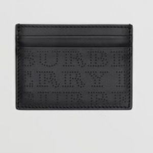 Burberry Logo Leather Card Case